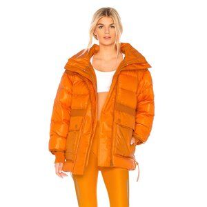 NWOT Adidas by Stella McCartney Training Parka in Rust Orange Size Small